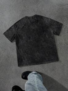 GENIUS ODE Men's Casual All-Over Print Short Sleeve T-Shirt - Multicolor - View 2