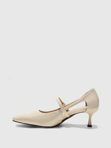 CUCCOO BIZCHIC Sandalias de tacón para mujer - Albaricoque - Ver 10