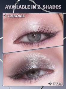 SHEGLAM Rare Metals 單色閃粉眼影-Chrome 品牌美妝化妝品 適合女士與女孩 - Chrome - 查看 4