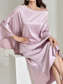 DAZY Women's Solid Color Minimalist Casual Top And Skirt 2 Pieces Set Lounge Sets For Women - Pink - View 10