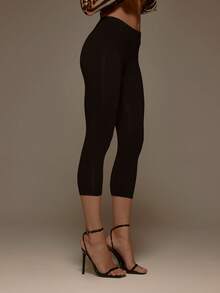 MUSERA Slinky Capri Pants Co-Ord Bottom Only Valentines Sexy Cute Party Romantic Night Out Occasion Winter Vacation