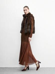 CUCCOO BIZCHIC 女士日常商务通勤和假日派对高跟鞋 - 巧克力棕 - 查看 6