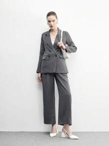 CUCCOO BIZCHIC 女士时尚黑色露跟尖头中粗跟鞋，经典简约设计，适合通勤、约会、派对、度假、婚礼等场合。 - 米色 - 查看 6