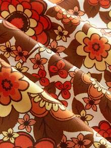 AXEPEAK Men Floral Print Lapel Collar Hawaiian Shirt