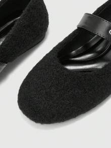 CUCCOO BIZCHIC Zapatos planos para mujer - Negro - Ver 7