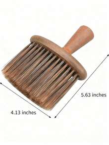 1 st massivt träkaffeborste, bänkrengöringskaffeborste, rengöringsborste för kaffesumppulver