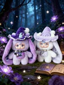 POKOJA LAND Hộp bí ẩn (không có bông nhồi), Bộ tượng nhân vật phù thủy dễ thương - 6 mô hình thông thường + 1 mô hình ẩn (với xác suất trúng thưởng 0,7%), Vật trang trí bàn độc đáo, Trang trí phòng ngày lễ. Quà sinh nhật, Quà tặng ngày lễ, Để tặng bạn bè và gia đình., Thích hợp để trang trí bàn làm việc tại nhà. - thủy triều chơi hộp mù - Xem 10