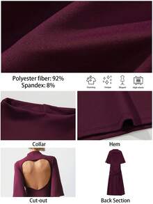 Maija Đầm nữ màu trơn cổ xếp ly ôm sát, tôn lên vẻ thanh lịch và đường nét mềm mại. Thiết kế màu đỏ cổ điển rực rỡ và quyến rũ, lý tưởng cho buổi hẹn hò ngày Valentine, dự đám cưới, tiệc sinh nhật và nhiều dịp khác. Kiểu dáng ôm sát tôn lên vẻ duyên dáng nữ tính, dù là trang phục trang trọng hay trang phục dự tiệc, bạn đều có thể tự tin tỏa sáng giữa đám đông. - Màu đỏ tím - Xem 2