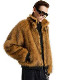 NEON BLANC Herrjacka med lång ärm och dragkedja, avslappnad höst- och vinterjacka