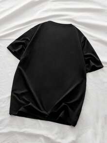 Manfinity BRENVOR Men's Knit Casual Daily Beachwear Surfing Vacation Geometric Pattern Slim Fit Crew Neck Short Sleeve T-Shirt