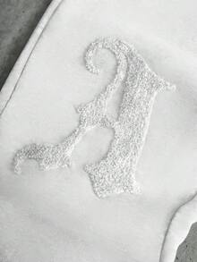 PAVTROS 男士街头风洛杉矶刺绣腰带休闲运动裤，适合户外音乐节、日常穿着、朋友聚会、送给男友/老公的礼物、周年纪念礼物，浅灰色 - 白色 - 查看 3