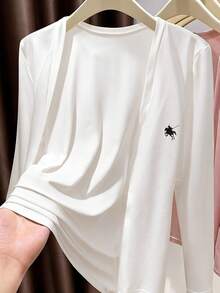 GlowEve Women's Casual Basic Printed Open Front Cardigan