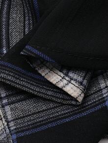 DAZY 女童休闲格子宽松长袖衬衫，春夏款