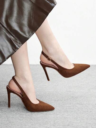 CUCCOO BIZCHIC Nuevos tacones altos de punta versátiles para mujeres