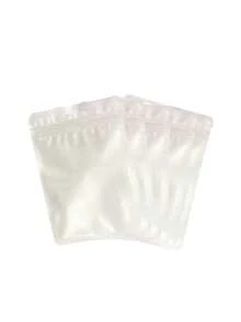 50个装防异味密封袋，可重复密封包装袋，铝箔袋，食品包装袋，珠宝袋，带透明窗口的食品储存袋，密封防异味自封袋，用于食品储存，派对礼品袋 - 黑色 - 查看 2