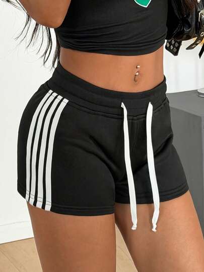 Muchica Dam sommar nya band lapptäcke casual sportshorts