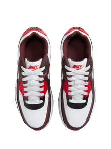 Nike Air Max 90 儿童运动鞋 酒红色/黑色/大学红/白色 HF6358 - 勃根地紅/黑色/大學紅/白色 - 查看 4