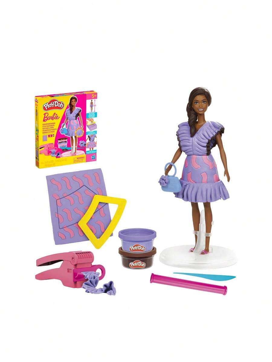 PLAY-DOH Play Doh Barbie Fashionista Ruffles 1Players Kids 5+ G13595X0 - Multicolor - View 1