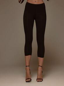 MUSERA Slinky Capri Pants Co-Ord Bottom Only Valentines Sexy Cute Party Romantic Night Out Occasion Winter Vacation