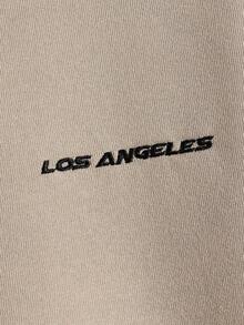 SWAVVY 男士字母图案保暖宽松卫衣，秋冬款，情侣装，长袖上衣