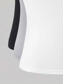 3pcs/Set Casual Camisole Knit Top, Versatile Undershirt For Teens & Women, All Season - Multicolor - View 6