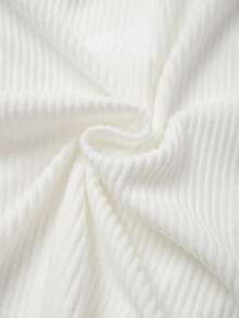 GlowEve CURVE Plus Size Bow Knit Cardigan For Women, Long Sleeve, Chic Style - White - View 8