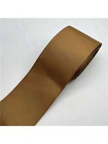 3包，随机颜色，5码（5厘米）长，罗纹涤纶丝带，适用于圣诞节、婚礼装饰、DIY礼品包装 - 彩色 - 查看 16