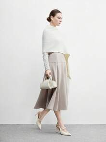 CUCCOO BIZCHIC Apricot Pointed Toe Bowknot Stiletto High Heel Pumps, Fashionable French Minimalist Versatile Women Shoes, Spring/Autumn Valentine's Day - Apricot - View 6