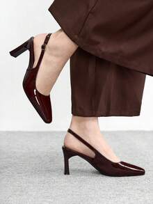 CUCCOO BIZCHIC 女士高跟鞋 - 鏡面咖啡 - 查看 3