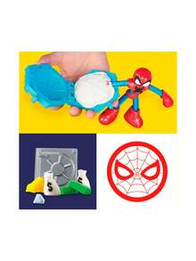 Play-Doh Spiderman Launch And Slice Battle 1Players Kids 4+ F98275L0 - Multicolor - View 4