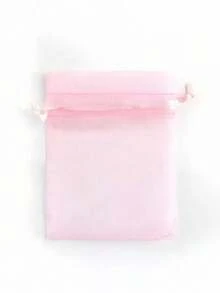 5/10/20/50/100个装 多色纱布袋 礼品包装 束口袋 派对婚礼回礼 首饰收纳袋 节日生日庆典装饰 家居用品 - 粉色 - 查看 10