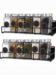 1 pieza Estante y gancho magnético de almacenamiento para la cocina, organizador multifuncional para colgar en el lateral del refrigerador y la lavadora - Multicolor - Ver 6