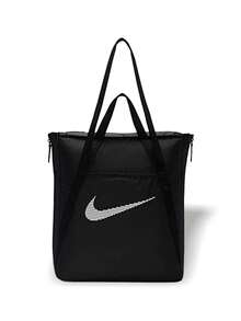 Nike Gym Tote Unisex Outdoor Tote Bag Breathable Lightweight Decoration Versatile Logo Solid Easy To Wash Sports School Daily Black 28L DR7217-010 - Black - View 1