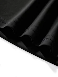 Horizaway Men's Vacation Beach Long Sleeve Swimwear Rash Guard - Black - View 4