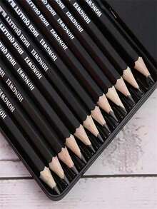12 Pcs Premium Wood Sketching Pencils Set Professional Drawing ,Graphite Drawing Pencils For Artists School Art Supplies Back To School