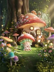 POKOJA LAND 盲盒（非毛绒）Dreamcor Island 卡通人物盲盒 - 可爱ABS收藏人偶，内含隐藏UFO造型，便携式桌面摆件，是送给朋友、家人和玩具收藏家的理想礼物，可爱卡通人物装饰摆件 - 潮玩盲盒 - 查看 9