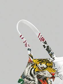 ROMWE Avant Sexy Slogans Crop Top & Flared Low Waist Pants 2 Pieces Set For Women - White - View 3