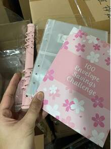 100天活页笔记本：一本省钱的笔记本，挑战现金储蓄，重返校园。 - 彩色 - 查看 8