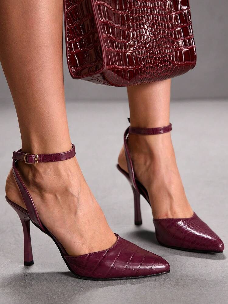CUCCOO SZL Klassische spitze elegante High Heels, vielseitig für Arbeit und Freizeitkleidung
