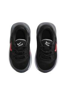 Nike Air Max 270 GO 儿童运动鞋 黑色/灰色/炭灰色/亮红色 DV1970 - 黑色/煙灰色/炭灰色/亮深紅色 - 查看 5