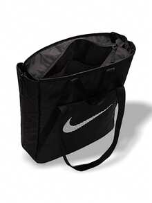 Nike Gym Tote Unisex Outdoor Tote Bag Breathable Lightweight Decoration Versatile Logo Solid Easy To Wash Sports School Daily Black 28L DR7217-010 - Black - View 3