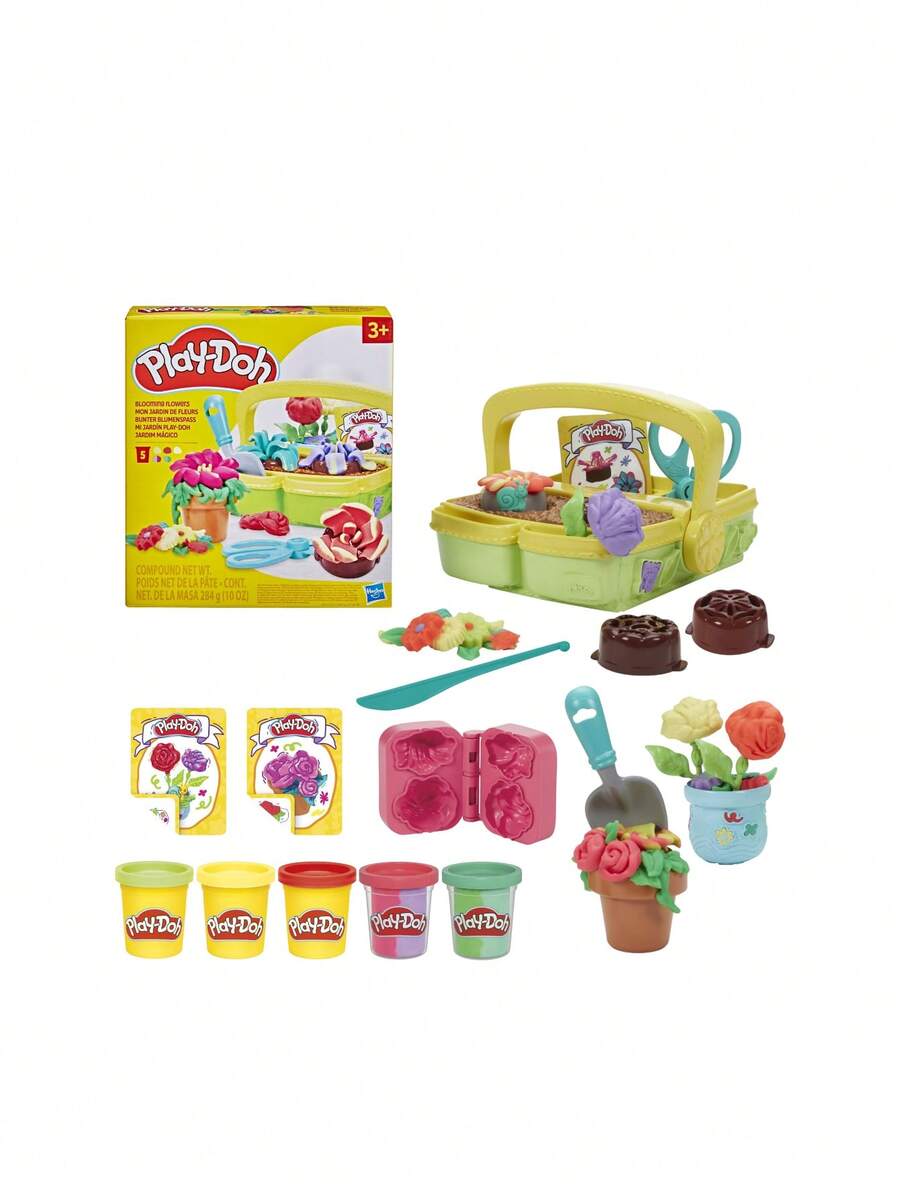 Play-Doh Blooming Flowers 1Players Kids 3+ G04925L0 - Multicolor - View 1