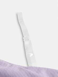 Girlism Tween Girl Off-Shoulder Bowknot Long Sleeve T-Shirt Top, Back-To-School Outfit,Cute Tops School,Pink Top,Fall Tops,Preppy Tops/Valentine Day Kids/ Valentine Day/ Summer/Summer Outfits - Mauve Purple - View 3