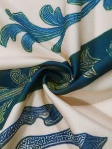 ROMWE MEN Street Life Men's Minimalist Printed Short Sleeve Polo Shirt - Multicolor - View 5