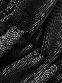 Bonvoyette Ensemble de bikini triangle classique noir et blanc, hauts-de-maillot de bain pour femmes. Maillot de bain sexy pour plage et villégiature, haute gamme pour vacances sur l'île