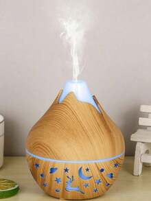 Teckwe 这款多功能香薰机集面部加湿器和室内空气清新剂于一体，适用于办公室、卧室、客厅等场所。它具有冷雾功能、USB供电、塑料材质，容量为200毫升。 - 彩色 - 查看 9