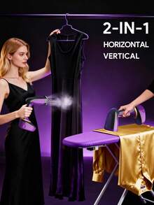 JMMO Portable Handheld Garment Steamer Iron, Travel Steamer, 1501 W Fabric Steamer-EU Plug, Ideal For Clothes & Home Use