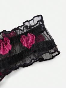 DrisQ Quần lót nam lưới xuyên thấu hình trái tim gợi cảm, thích hợp cho Ngày Valentine. - Nhiều màu - Xem 6