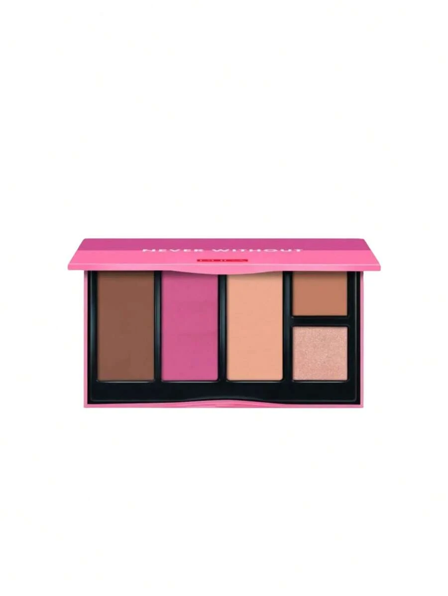 Pupa Milano Never Without All In One Face Palettte 003 Medium Skin 15.2 G – Palette, Contouring, For Medium Skin Tones, Medium Skin Tones, Suitable For Daily Makeup Routine - #003 Dark - View 1