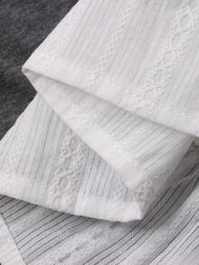 DAZY Women's 2 In 1 Tie Collar Long Sleeve Elegant Formal Blouse, Spring/Autumn